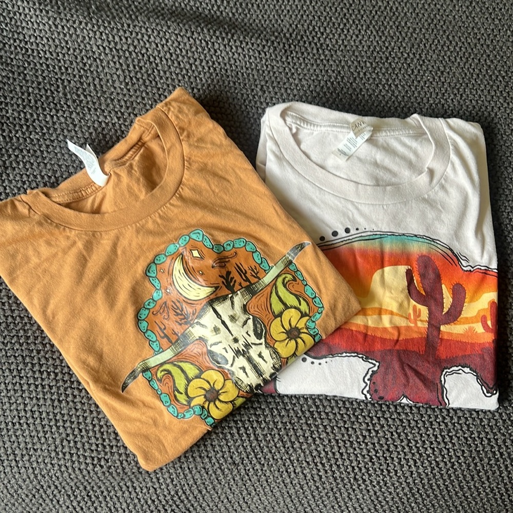 Western  tshirt, unisex sizing